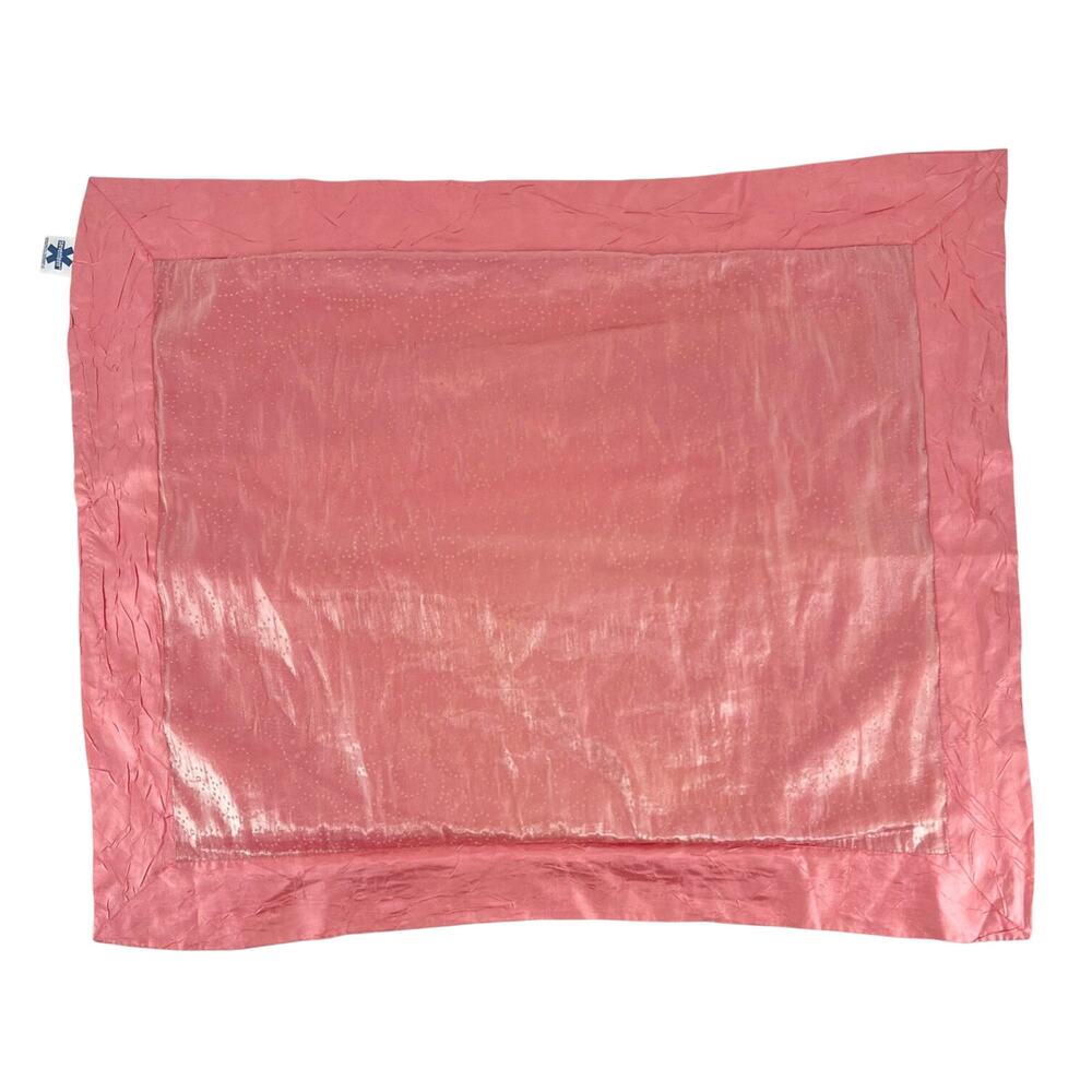 Y2K Pink Satin Pillow Shams Set of 2 Seventeen Magazine 2000s vintage